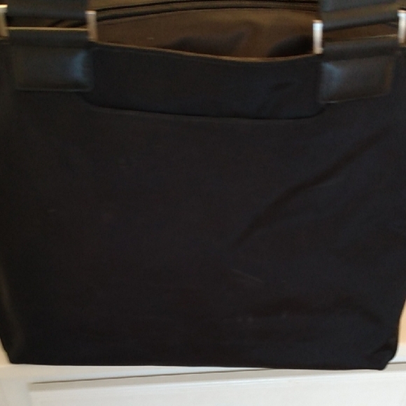 TUMI Black Cargo Ballistic Nylon Bag Carryall Tote Purse - Picture 5 of 17